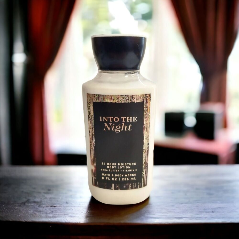 Bath & Body Works Into The Night Body Lotion 8 oz New – Shea Butter + Vitamin E